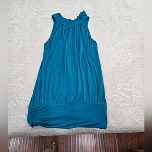 Cable & Gauge Turquoise Top